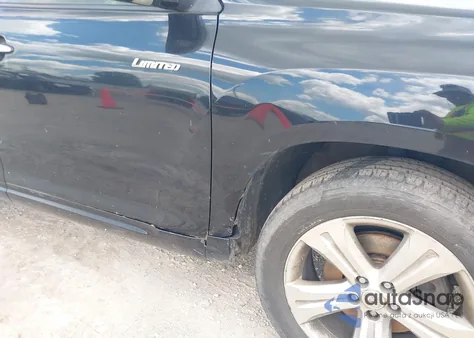 2008 Toyota Highlander Limited from USA, damaged, VIN JTEES42A082070753